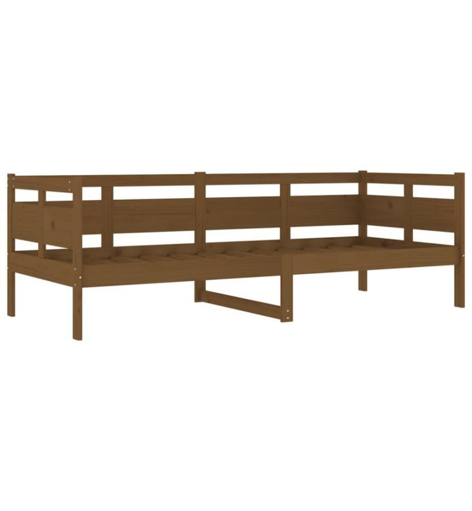 Tagesbett Honigbraun Massivholz Kiefer 80x200 cm