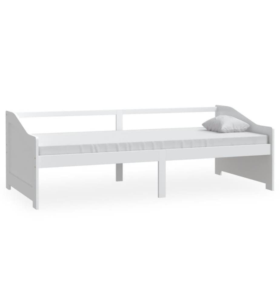 Tagesbett 3-Sitzer Weiss Massivholz Kiefer 90x200 cm