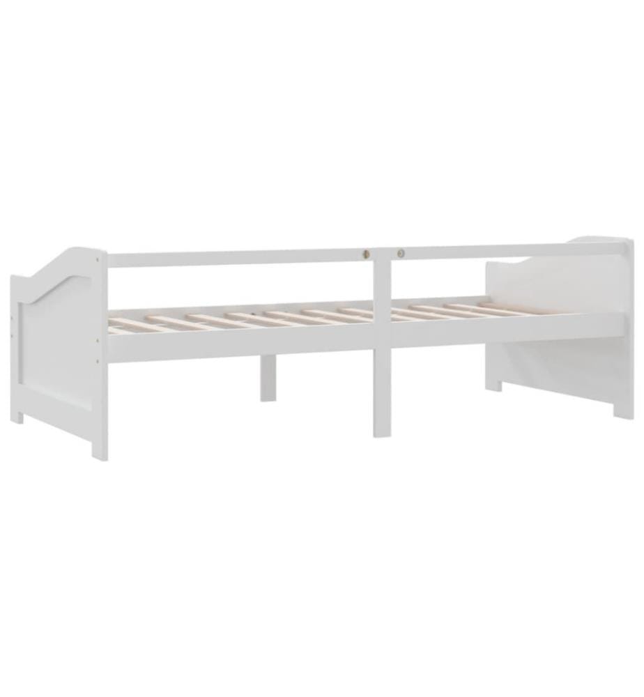 Tagesbett 3-Sitzer Weiss Massivholz Kiefer 90x200 cm