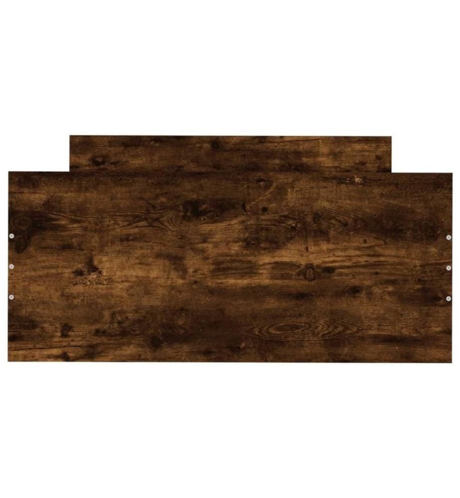 Bettgestell Räuchereiche 90x190 cm Holzwerkstoff