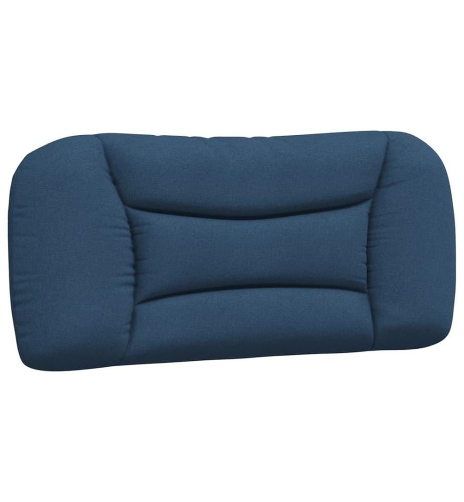 Bett mit Matratze Blau 90x200 cm Stoff