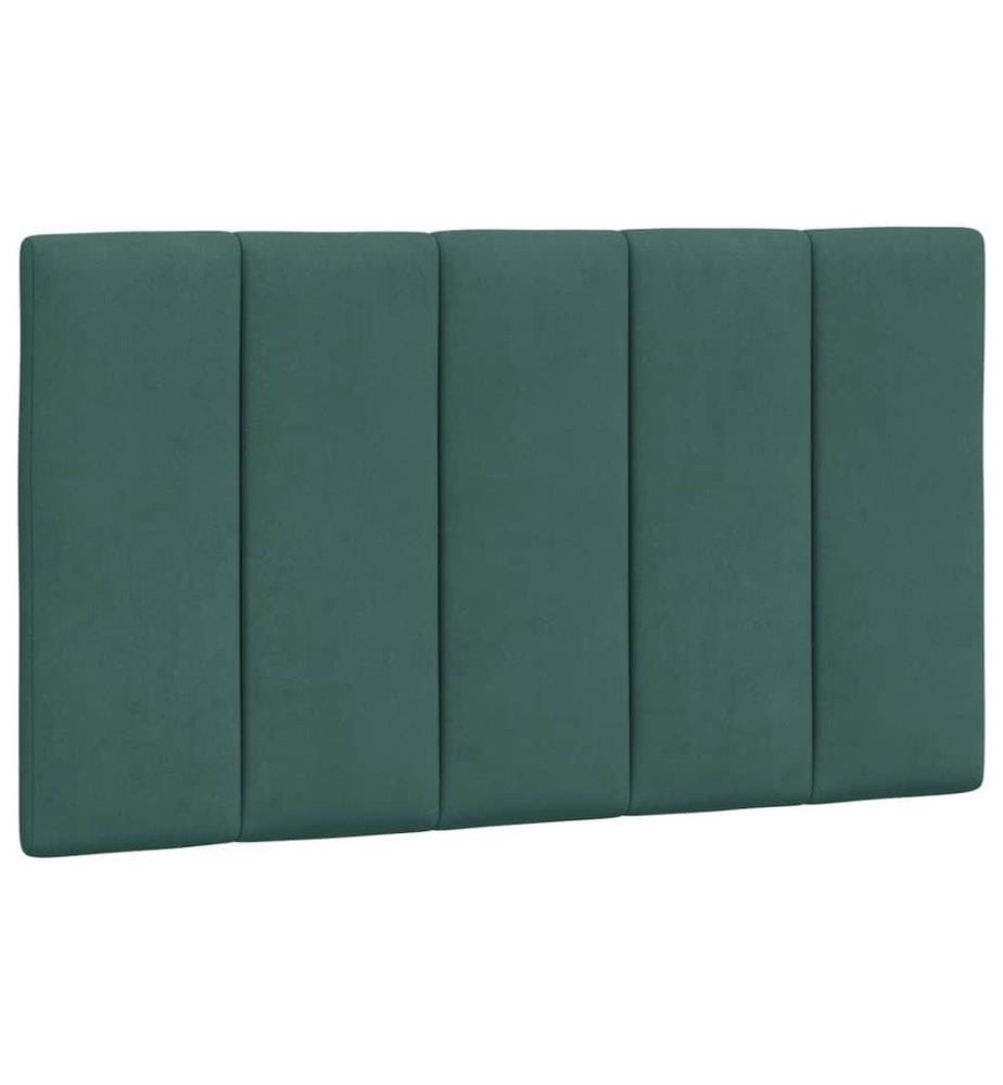 Bett mit Matratze Dunkelgrün 80x200 cm Samt