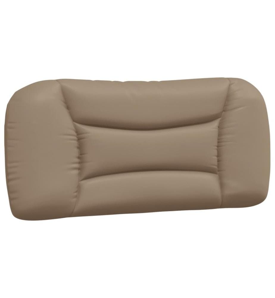 Bett mit Matratze Cappuccino-Braun 90x200 cm Kunstleder