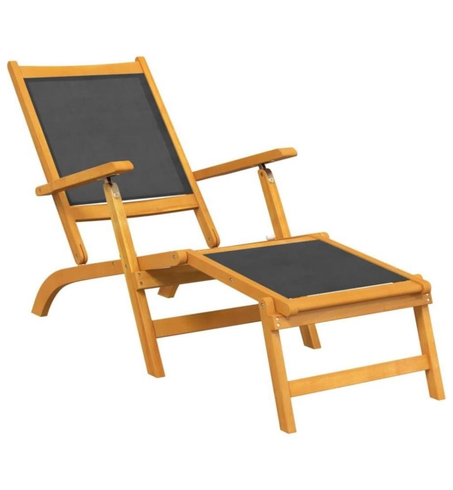 Vidaxl GartenLiegestühle mit Tisch Massivholz A… DeinDeal