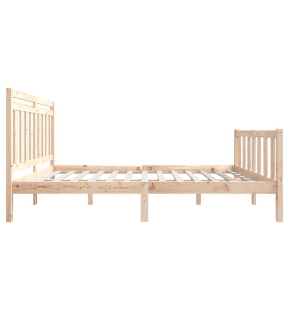 Cadre de lit Bois massif 120x200 cm