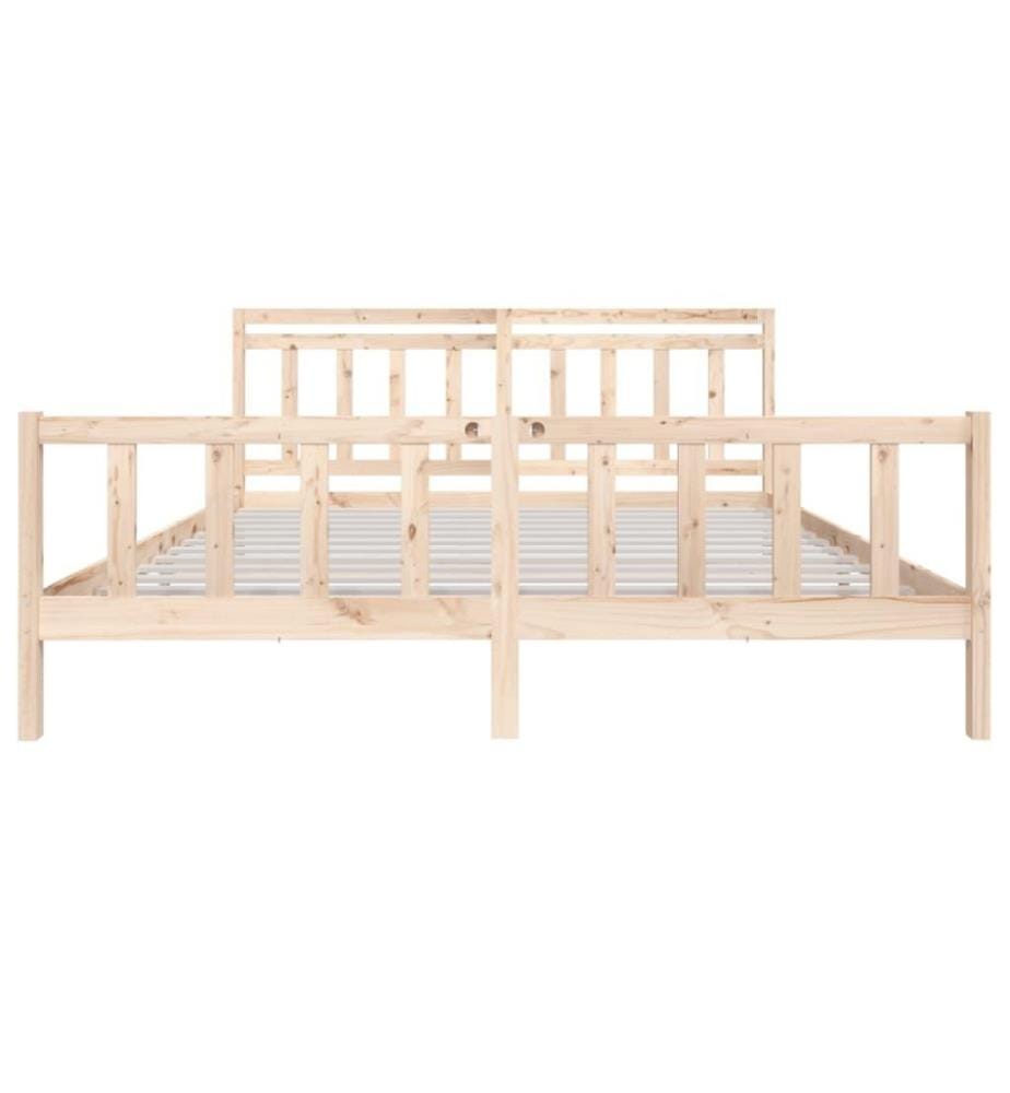 Cadre de lit Bois massif 200x200 cm