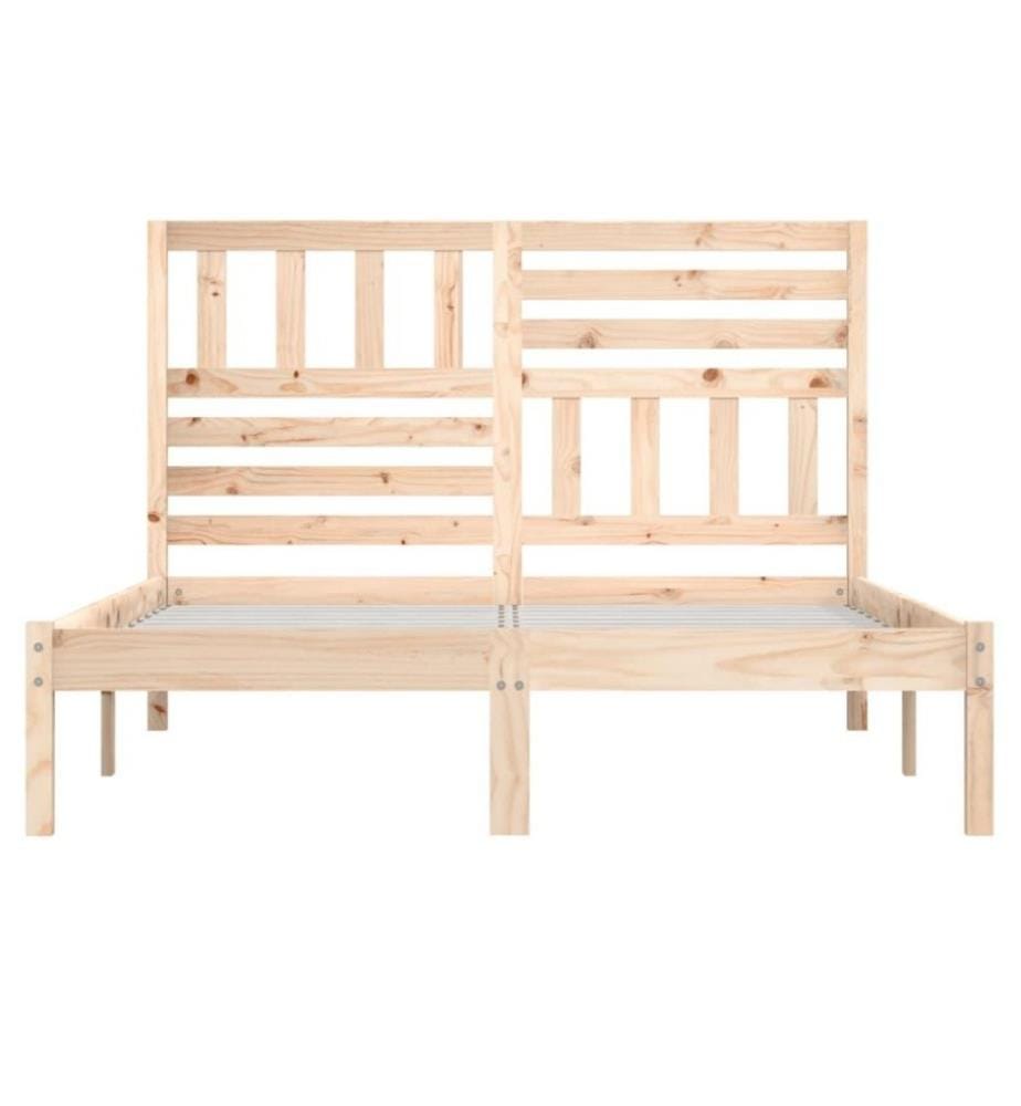Cadre de lit Bois de pin massif 160x200 cm