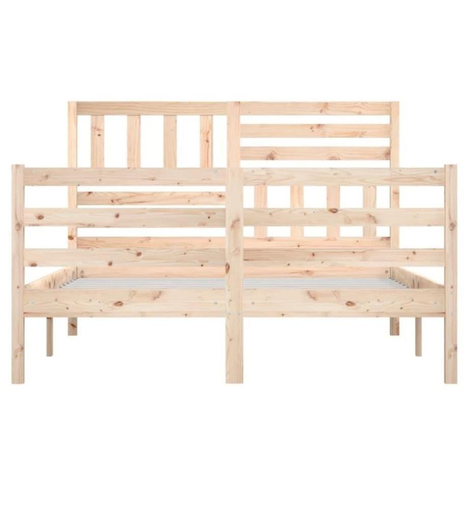 Cadre de lit Bois massif 120x200 cm