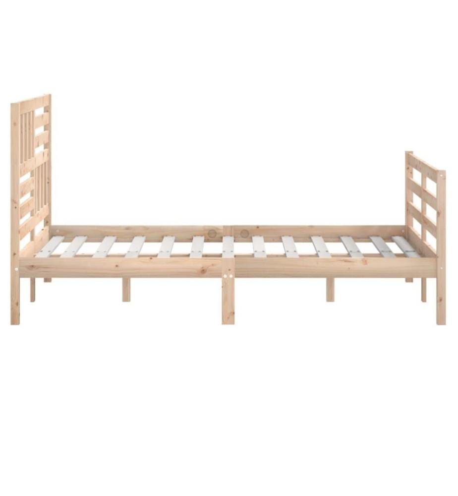Cadre de lit Bois massif 120x200 cm