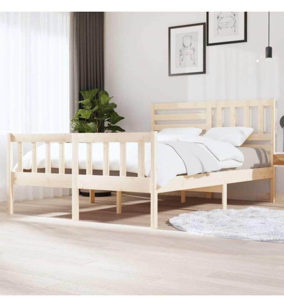 Massivholzbett 150x200 cm 5FT King Size