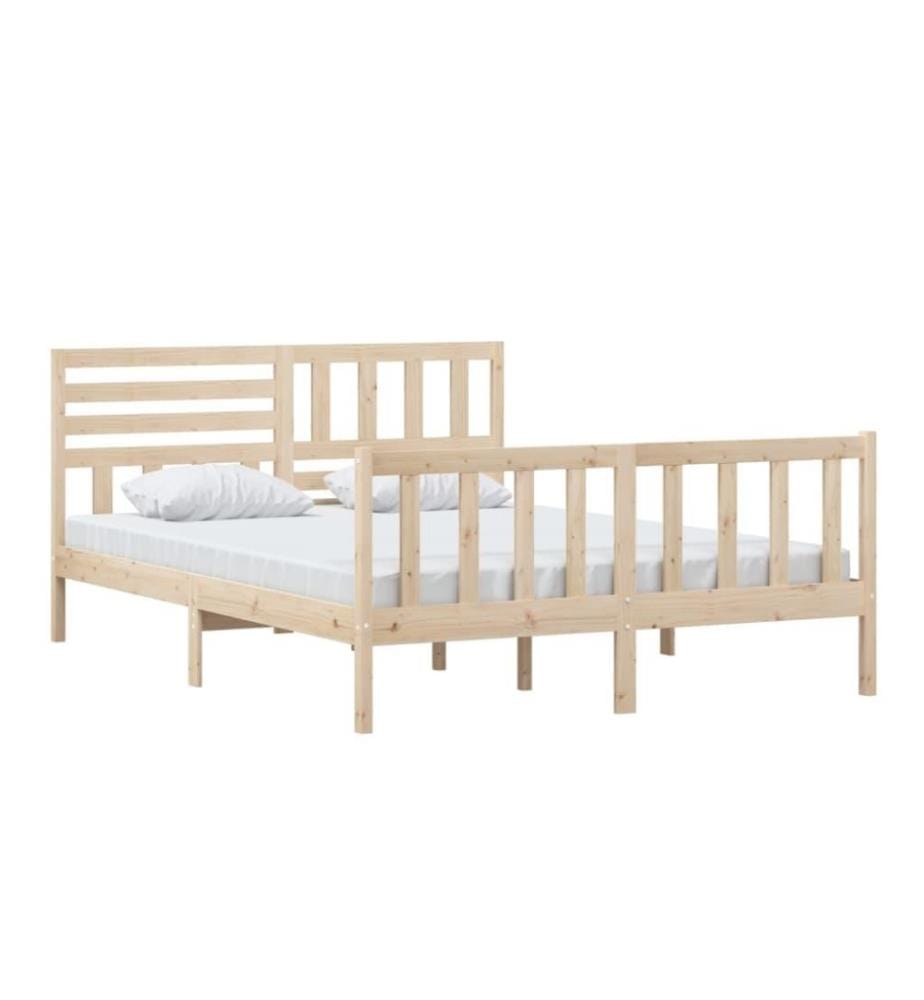 Massivholzbett 150x200 cm 5FT King Size