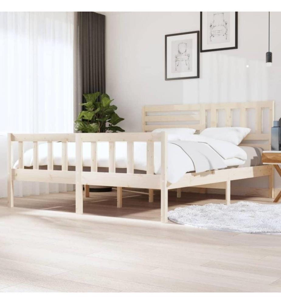 Massivholzbett 180x200 cm 6FT Super King