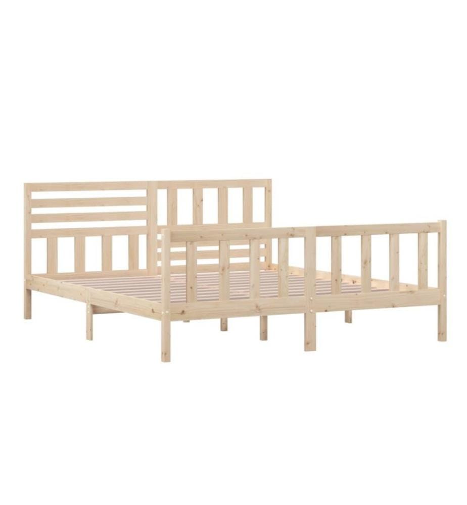 Cadre de lit Bois massif 180x200 cm Super King