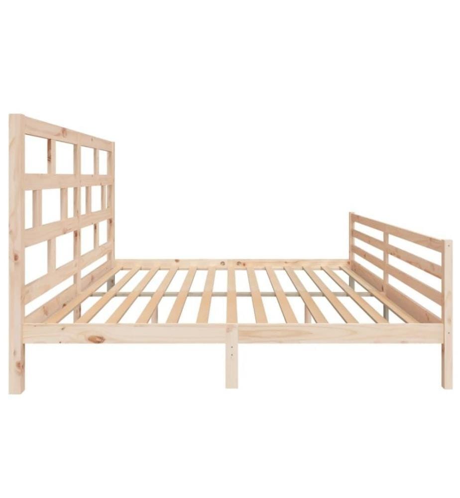 Cadre de lit Bois de pin massif 200x200 cm