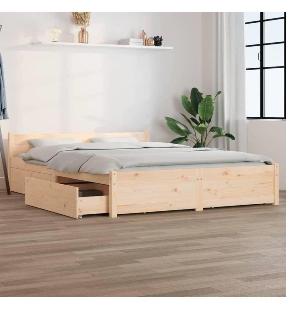 Bett mit Schubladen 140x200 cm