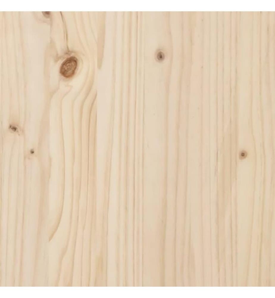 Cadre de lit Bois de pin massif 90x200 cm