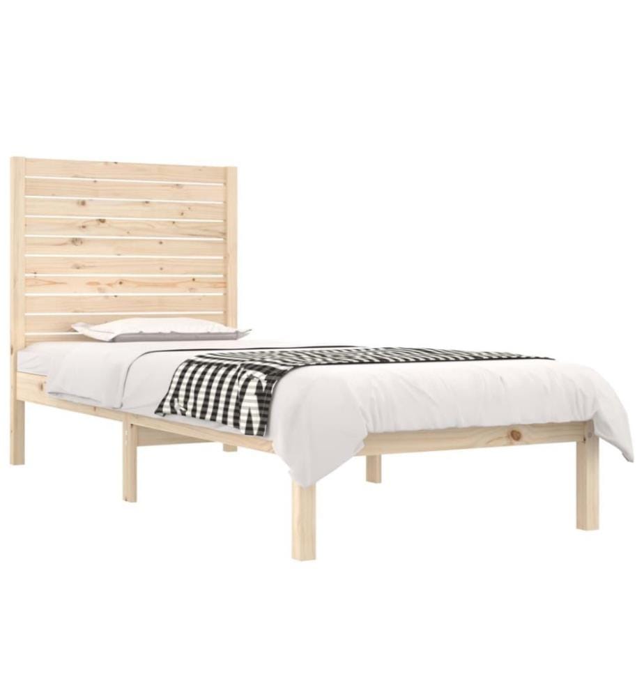 Massivholzbett 90x190 cm 3FT6 Single