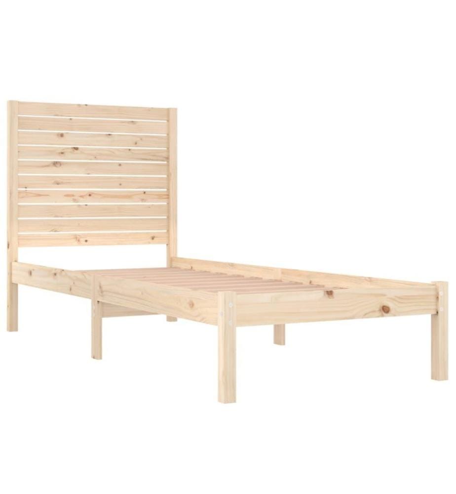 Massivholzbett 90x190 cm 3FT6 Single