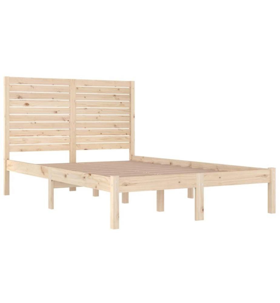 Cadre de lit Bois massif 120x190 cm Petit Double