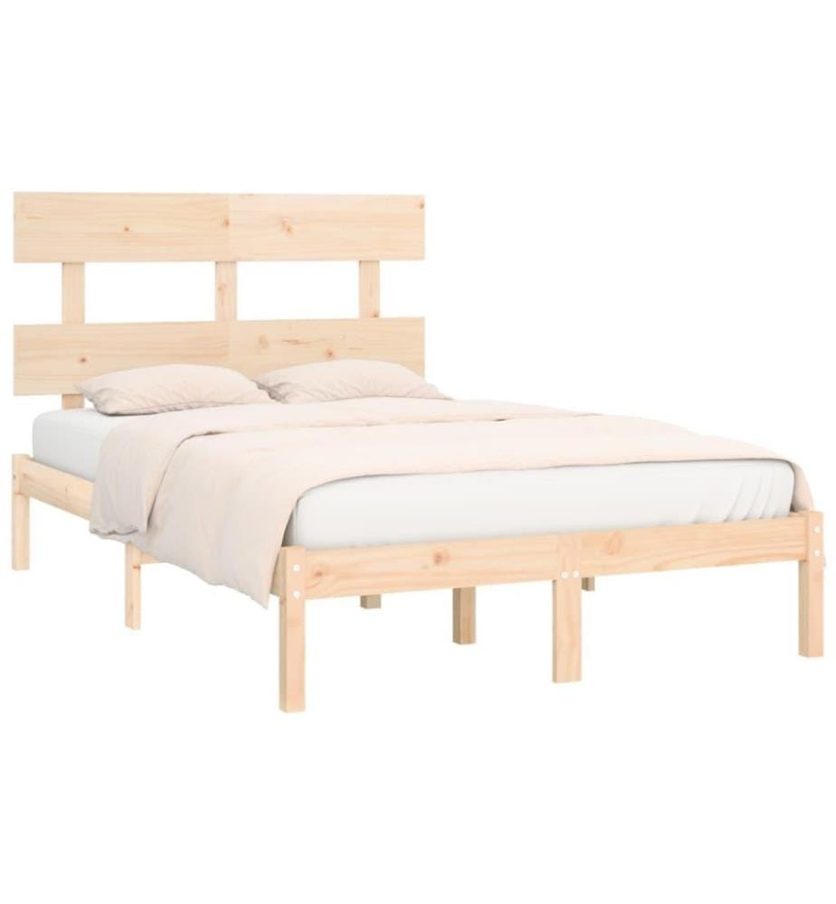 Cadre de lit Bois massif 160x200 cm