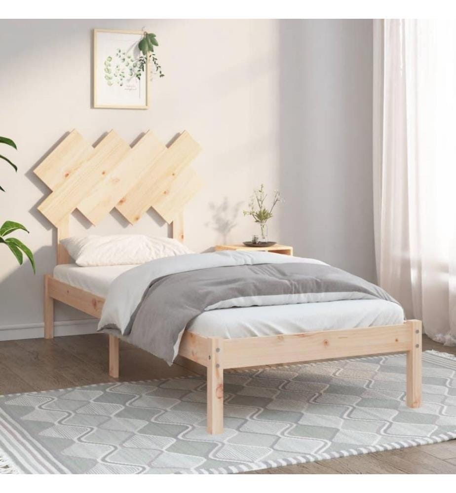 Cadre de lit 90x200 cm Bois massif