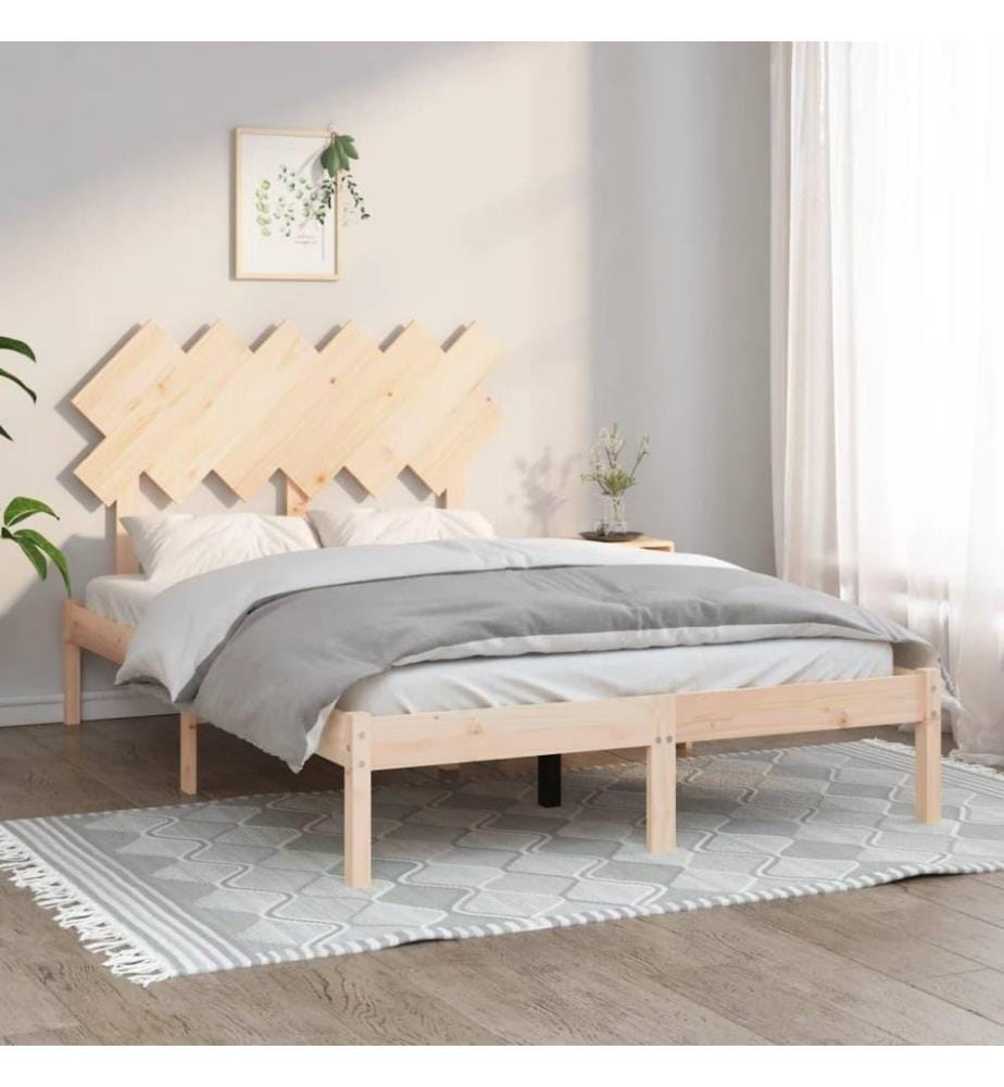 Cadre de lit 120x200 cm Bois massif