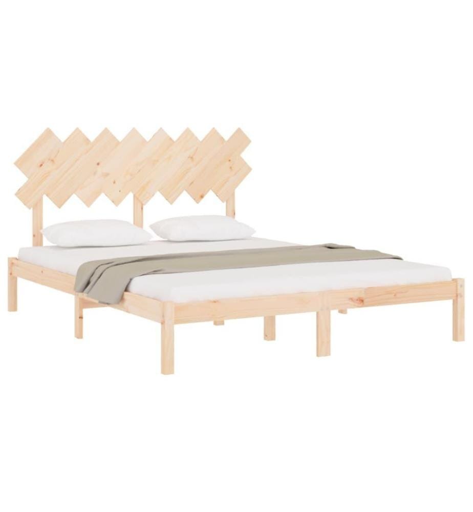 Cadre de lit 160x200 cm Bois massif