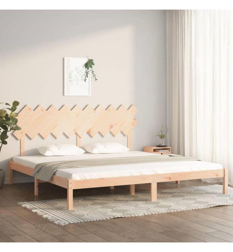 Cadre de lit 200x200 cm Bois massif