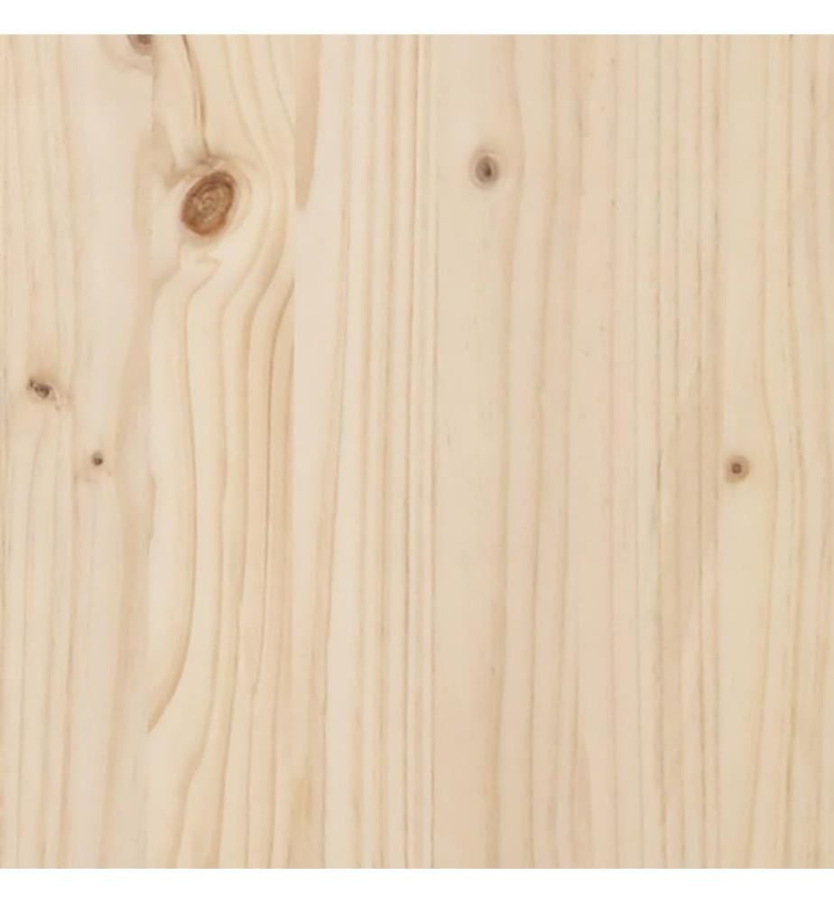 Cadre de lit Bois massif 200x200 cm