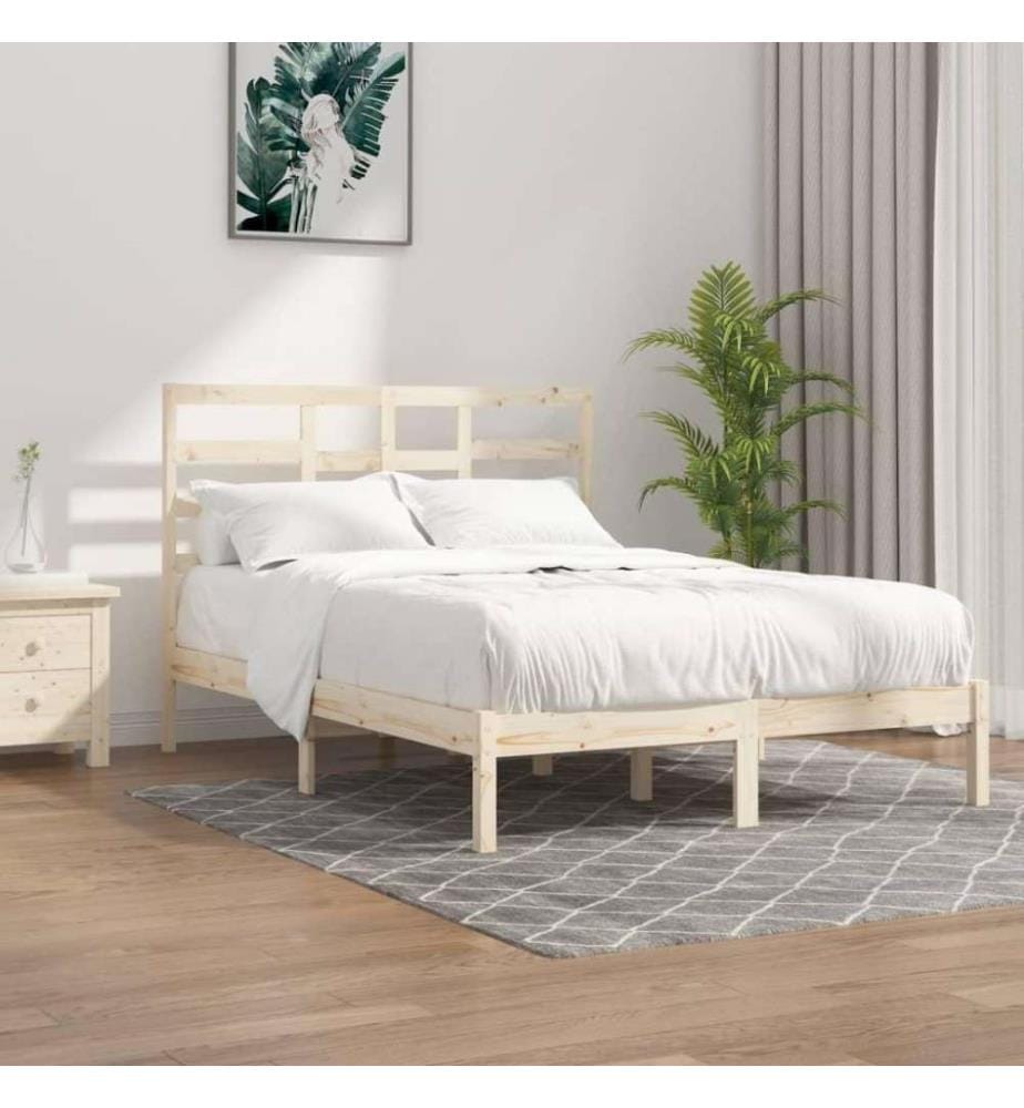 Cadre de lit Bois massif 160x200 cm