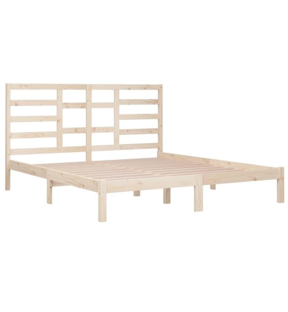Cadre de lit Bois massif 180x200 cm Super King