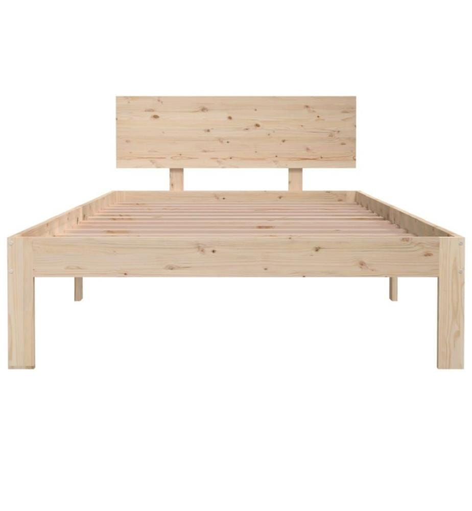 Cadre de lit Bois de pin massif 100x200 cm