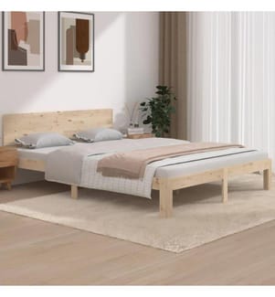 Massivholzbett 150x200 cm 5FT King Size