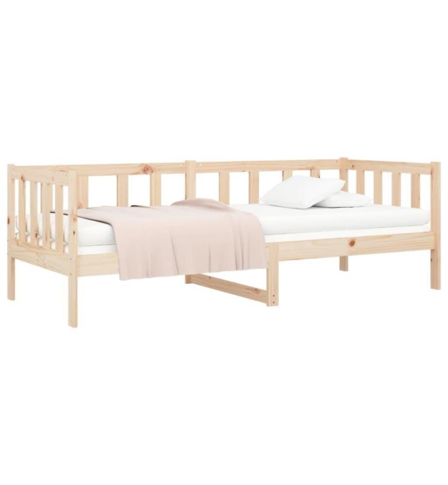 Lit de jour 90x190 cm Bois de pin massif