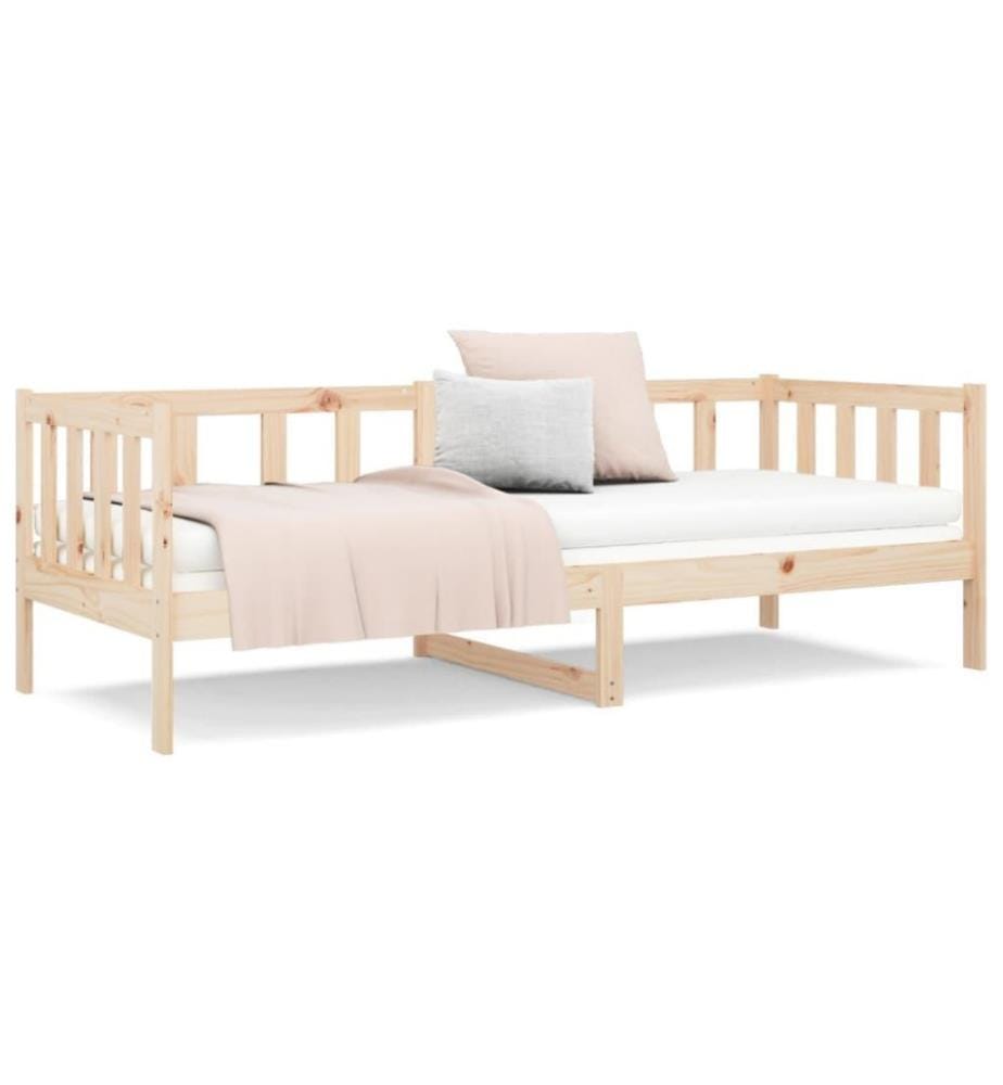 Lit de jour 90x190 cm Bois de pin massif
