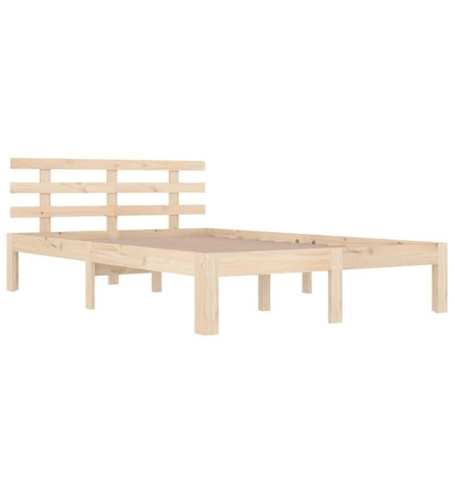 Cadre de lit Bois massif 120x200 cm