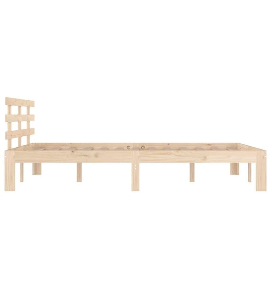 Cadre de lit Bois massif 160x200 cm