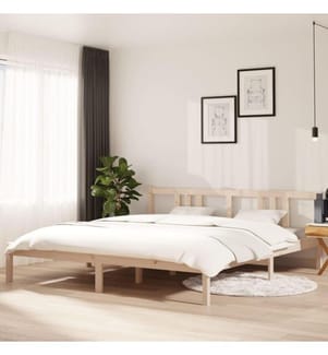 Massivholzbett 180x200 cm 6FT Super King