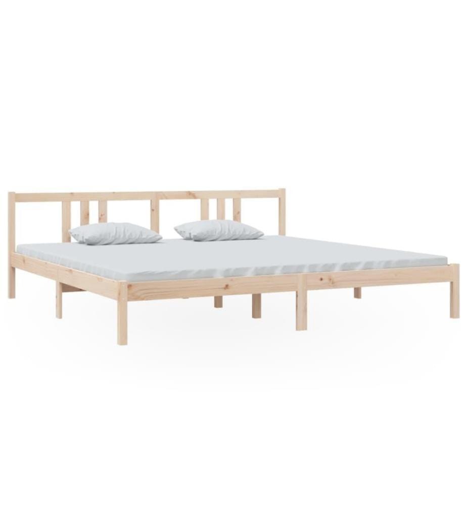 Cadre de lit Bois massif 200x200 cm