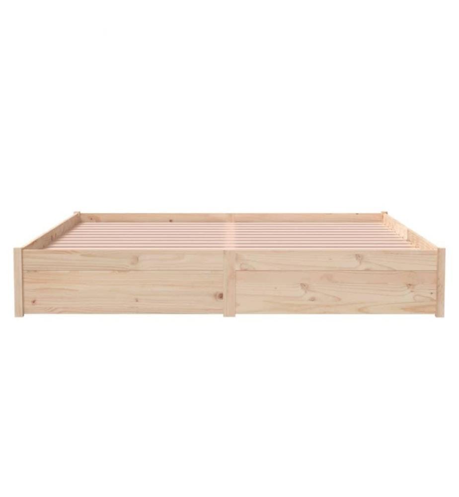 Cadre de lit Bois massif 180x200 cm Super King