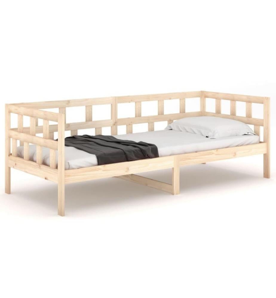 Lit de jour Bois massif de pin 80x200 cm