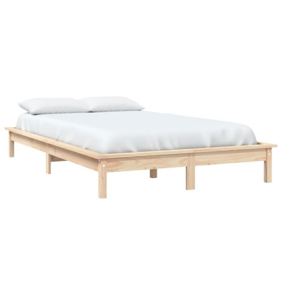 Cadre de lit 160x200 cm Bois de pin massif