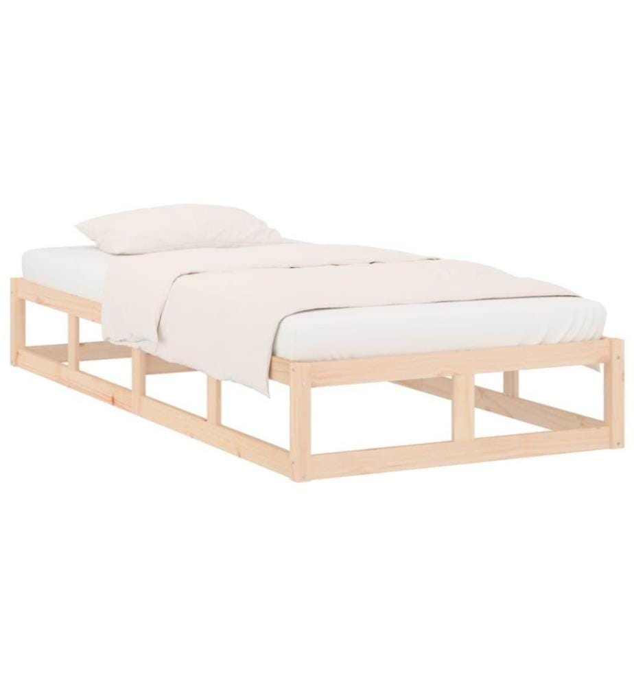 Cadre de lit 90x200 cm Bois massif