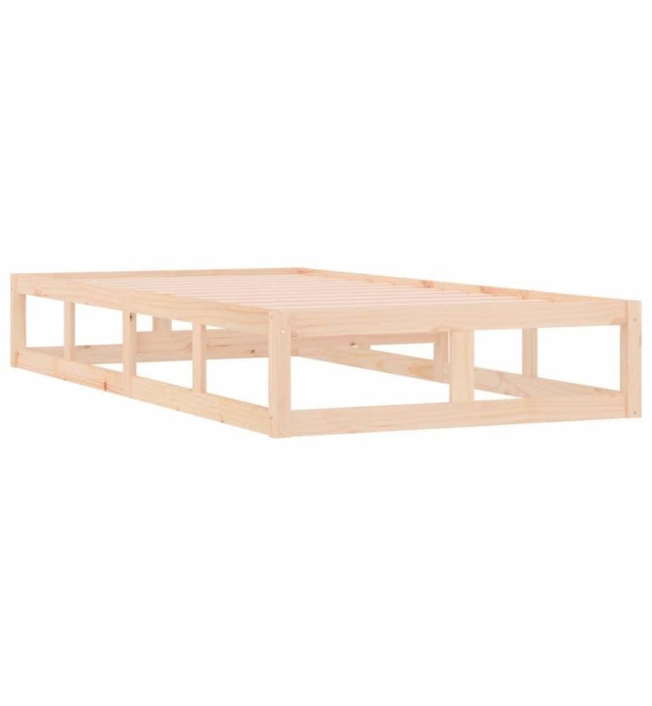 Cadre de lit 90x200 cm Bois massif