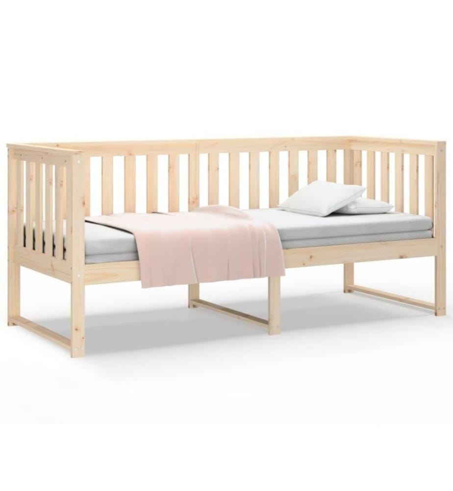 Lit de jour 80x200 cm Bois de pin massif
