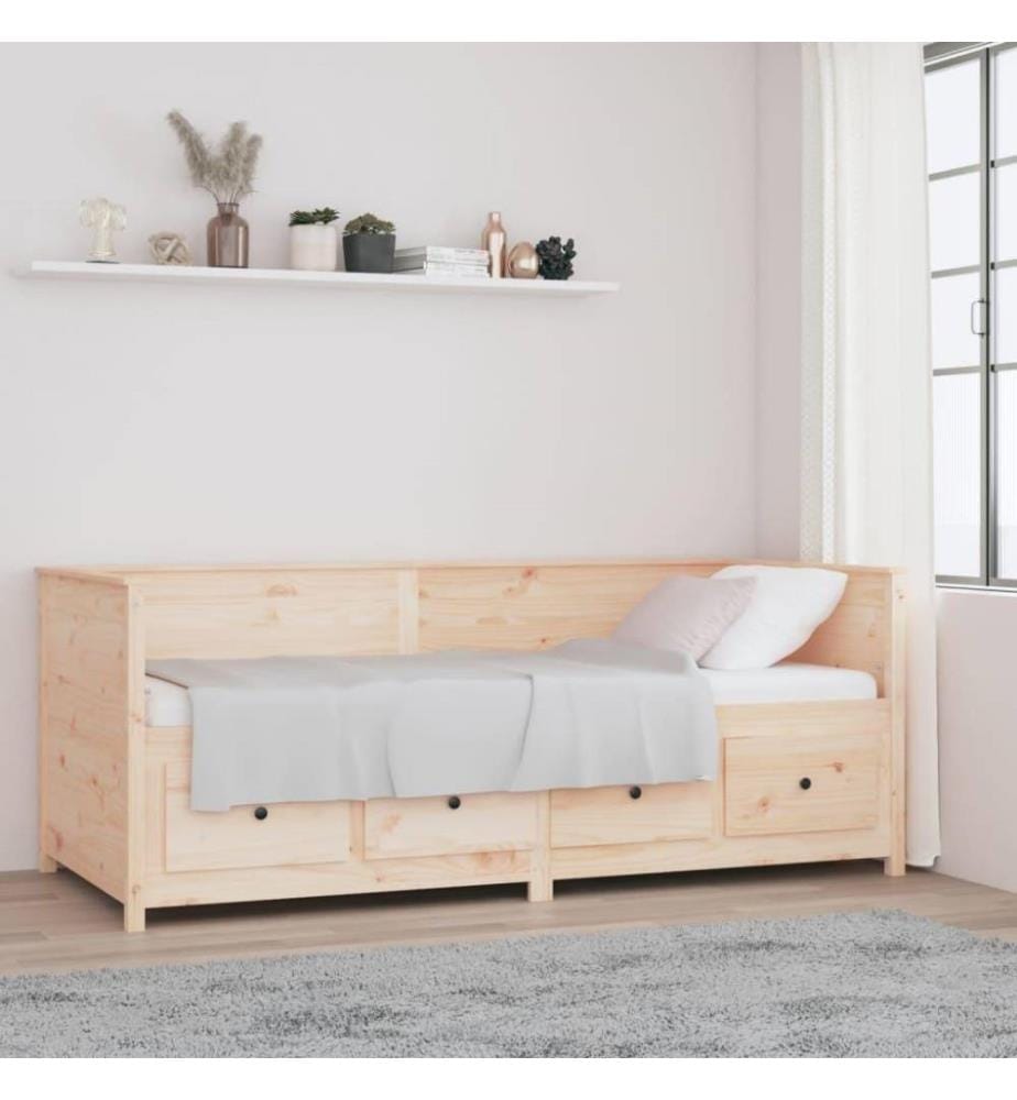 Tagesbett 80x200 cm Massivholz Kiefer