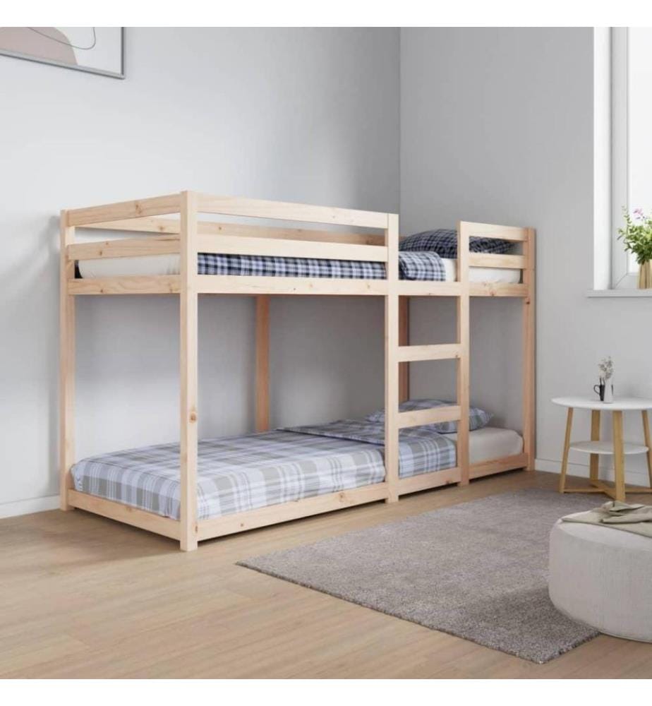 Etagenbett 75x190 cm Massivholz Kiefer