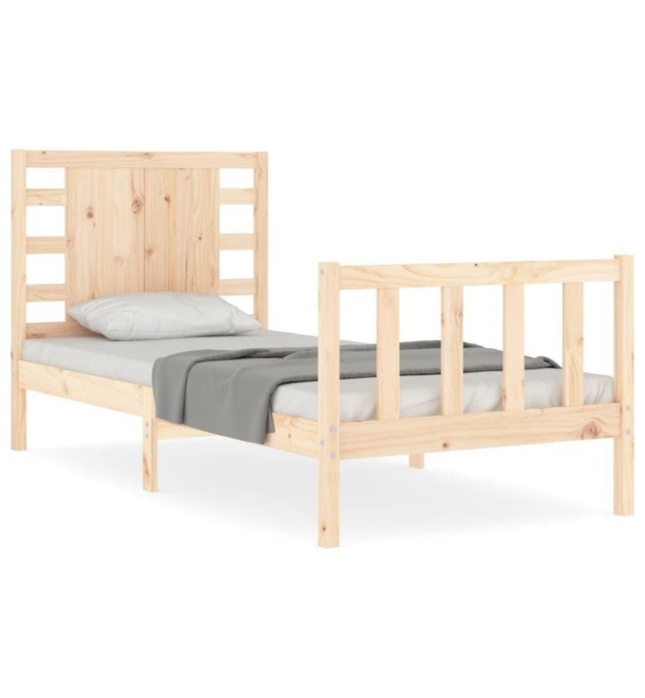 Massivholzbett mit Kopfteil 2FT6 Small Single