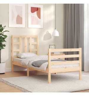 Massivholzbett mit Kopfteil 2FT6 Small Single