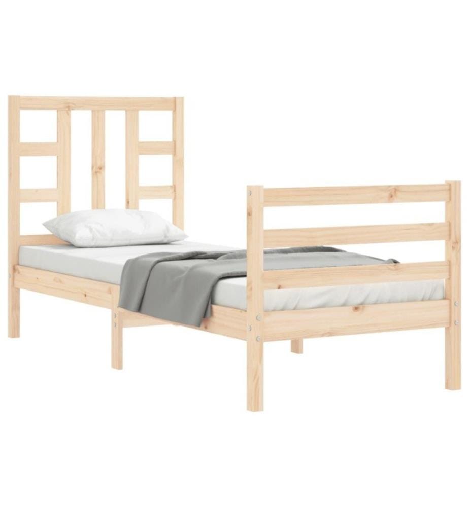 Massivholzbett mit Kopfteil 2FT6 Small Single